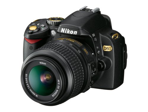 Nikon D60 10.2MP Digital SLR Camera Black Gold Special Edition with 18-55mm f/3.5-5.6G AF-S DX VR Nikkor Zoom Lens