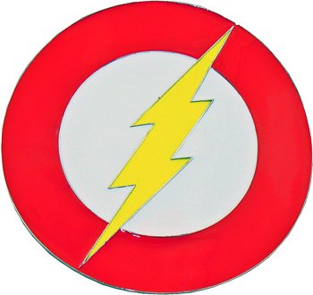  Official THE FLASH Logo Belt Buckle DC Comics