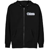 NCAA Niagara Purple Eagles Youth Black Logo Applique Full Zip Hoody