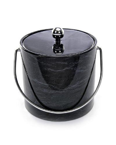 Mr. Ice Bucket 656-1 Slate Marble Ice Bucket, 3-Quart