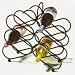 Kitchen & Housewares : Scroll Wine Rack (Black) (16 1/4"H x 16"W x 6"D)