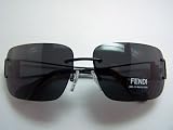 Authentic Fendi FS416 001 Black Gray Lens Sunglasses by