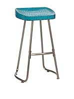 Metal Loft Taburete Artisan Azul