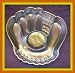 Wilton Baseball Glove Mitt Cake Pan (2105-1234, 1987)