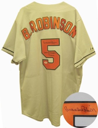 Buy Brooks Robinson Signed Orioles Jersey w Human Vacuum by PSA/DNA