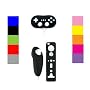 Silicone Skin Cover for Nintendo Wii Remote and Nunchuk WII case WII accessories (3 Styles, 25 color to choose)