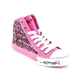 Ed Hardy Women's Resoudre High Top Sneaker,Fuschia-11SRE103W,8 M US