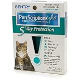 Sentry PurrScriptions Plus Squeeze-On Flea and Tick Control for Cats and Kittens 1.4 mL