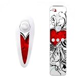My Heart Design Nintendo Wii Nunchuk + Remote Controller Protector Skin Decal Sticker