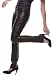 GIPSY LAMMNAPPA LEDERHOSE Stine 5-Pocket schwarz Gr. 38 (S/M)