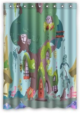 Personalized Custom Cartoon My Little Pony Window Curtain / Drapery / Panels / Treatment Thermal Insulated Blackout Window Curtains 52 "x 72" Inch Home Decoration