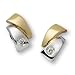 Miore - MAE11B - Boucles d'Oreilles Femme - Or deux couleurs 750/1000 (18 carats) 0.57 gr - Diamant 0.0069 cts