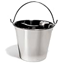 Ethical 9-Quart Stainless Steel Kennel Pail with Handle