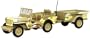 Schuco Willy's Jeep Open Trailer