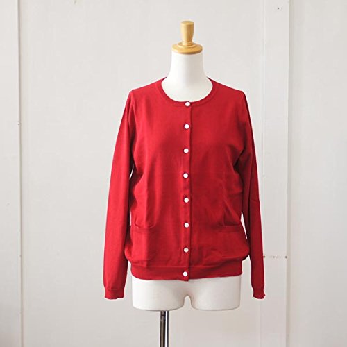 (ファヌル) FANEUIL クルーネックニット長袖カーディガン