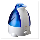 Crane EE-0865 Penguin Ultrasonic Cool Mist Humidifier With Low Power Consumption