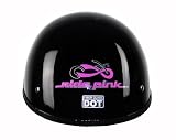 Vega XTS Pink X-Small Half Helmet with Ride Pink Graphic