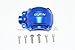 Traxxas Unlimited Desert Racer 4X4 (#85076-4) Upgrade Parts Aluminum Front Gear Box Cover - 1Pc Set Blue