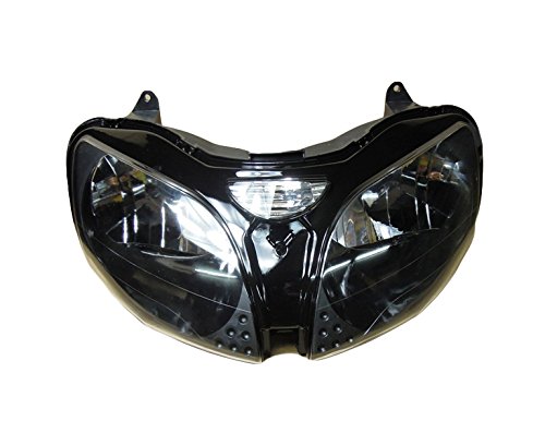 ZX6R Headlight Assembly Lamp Light for Kawasaki ZX-6R 00-02 ZX-9R 00-03 02 ZZR600 05-08 Clear