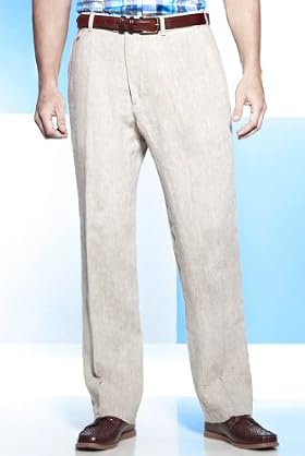 Blue Harbour Luxury Pure Linen Easy Iron Trousers [T17-2310b-S-LCTB]