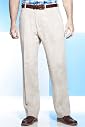 Blue Harbour Luxury Pure Linen Easy Iron Trousers [T17-2310b-S-LCTB]