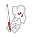 3B Scientific Murder Ink Sticky 300 Page Notepad and Pen Set