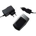 Akku-Ladeger�t 12V / 220V (Netzteil + Kfz) f�r Canon Ixus 30 40 50 55 60 65 70 75 i zoom Wireless i7 NB-4L