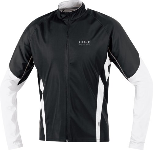 GORE RUNNING WEAR Herren Shirt Soft Shell AIR, black/white, S Preisvergleich