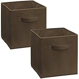 ClosetMaid 3786 Cubeicals Fabric Drawer, Canteen/Brown, 2-Pack