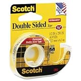 665 Double-Sided Office Tape w/Hand Dispenser 1/2" x 250"