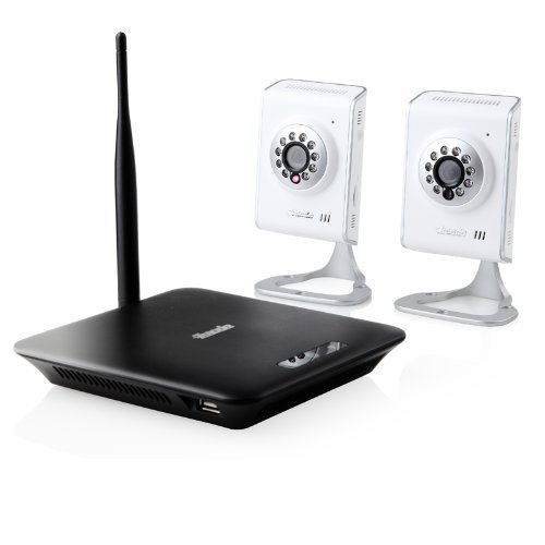 Find Zmodo Wireless Mini Nvr Security System With 2 Wireless Day Night Ip Cameras Compatible With 2 5 Inch Hdd Alfiesimmonseqjt