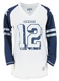 Dallas Cowboys Womens Double Star Raglan Long Sleeve T-Shirt