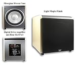 Acoustic Audio HD-SUB12 800 Watt 12 Inch High Definition Series Powered Subwoofer (Light Maple)