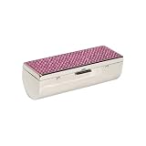 Budd Leather Swarovski Crystal Lipstick Holder
