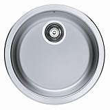 Rundbeckensp�le ALVEUS FORM 10 / Ausschnittma� 432 mm / Edelstahlsp�le / Sp�le rund / Edelstahl / Rundbecken