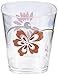 Reston Lloyd Corelle Acrylic Drinkware Set of Rock Glasses Pretty In Pink Pattern, 14oz