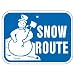 12x9 Eng Refl SNOW ROUTE