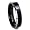 Black Tungsten 6mm Comfort-Fit Beveled Wedding Band Ring Sz 5.5 SN#d057