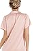Camille Womens Luxurious Knee Length Pink Satin Nightshirt