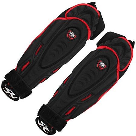 Empire Grind ZN Paintball Elbow Pads - Black / Red