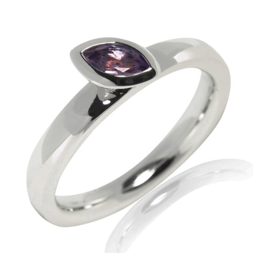 Pure Collection Damen-Ring Sterling Silber Amethyst Lila Gr.58 (18.5) 60709022 58 Preisvergleich