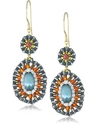 Miguel Ases Cats Eye Small Drop Earrings