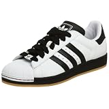 : adidas Originals Men's Superstar 1 Sneaker,White/Black/Gum,7.5 M