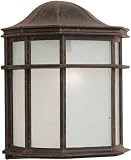 Forte Lighting 1719-01-28 Painted Rust Exterior_Lighting Traditional / Classic Outdoor Wall Sconce f