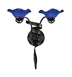 Elk 10180/2COB Villa 2-Light Sconce Cobalt Glass In Weathered Rust