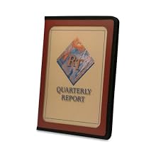 Smead Clear Front Polypropylene Pocket Padfolio with Pad, Inside Cover Card Slot, Red (85849)