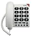 Electronics : Doro 311c Big Button Corded Telephone - White