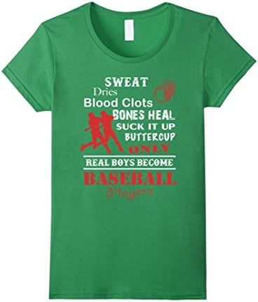 Women's Baseball tee Large Grass