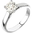14K White Gold Diamond Engagement Ring Semimount - 0.04 Ct. - CENTER STONE NOT INCLUDED