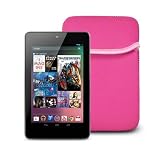 ASUS GOOGLE NEXUS 7 NEOPRENE CARRY POUCH CASE BY CELLAPOD CASES PINKby CELLAPOD